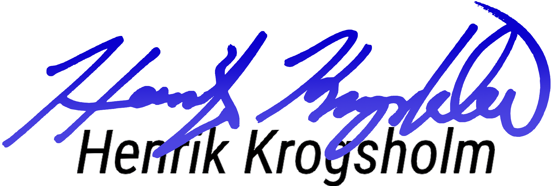 Henrik Krogsholm Logo